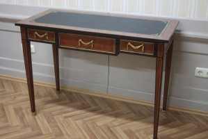 Barock Schreibtisch Antik Stil Bureau Plat  MoSr0729SkGn – Bild 1