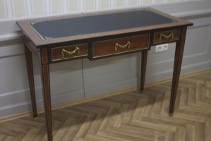 Barock Schreibtisch Antik Stil Bureau Plat  MoSr0729SkGn – Bild 2