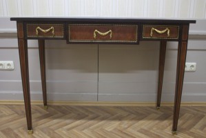 Barock Schreibtisch Antik Stil Bureau Plat  MoSr0729SkGn – Bild 7