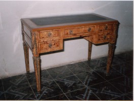 Barock Schreibtisch Antik Stil Bureau Plat  MoAl0315