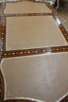 Barock Schreibtisch Antik Stil 200x110 Skai beige LouisXV MoSr0605Be – Bild 11