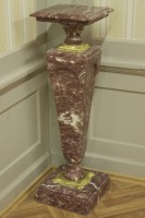Barock Blumen - Säule Marmor Rokoko Antik Stil AlMa0032 – Bild 2
